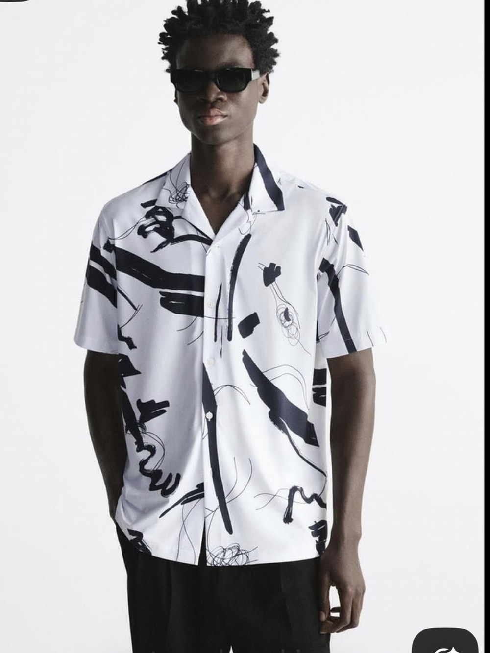 Zara Mens Black and White
Shirt